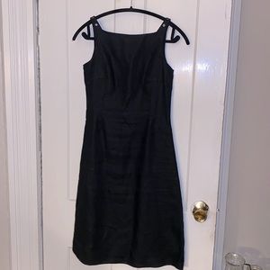 Vintage Early 00’s GAP Black Linen Dress Size 0